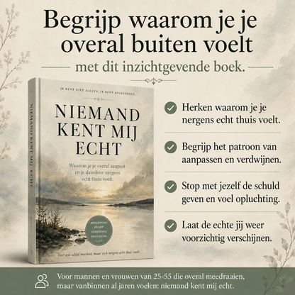 Niemand Kent Mij Echt : Waarom je je overal aanpast en je daardoor nergens echt thuis voelt